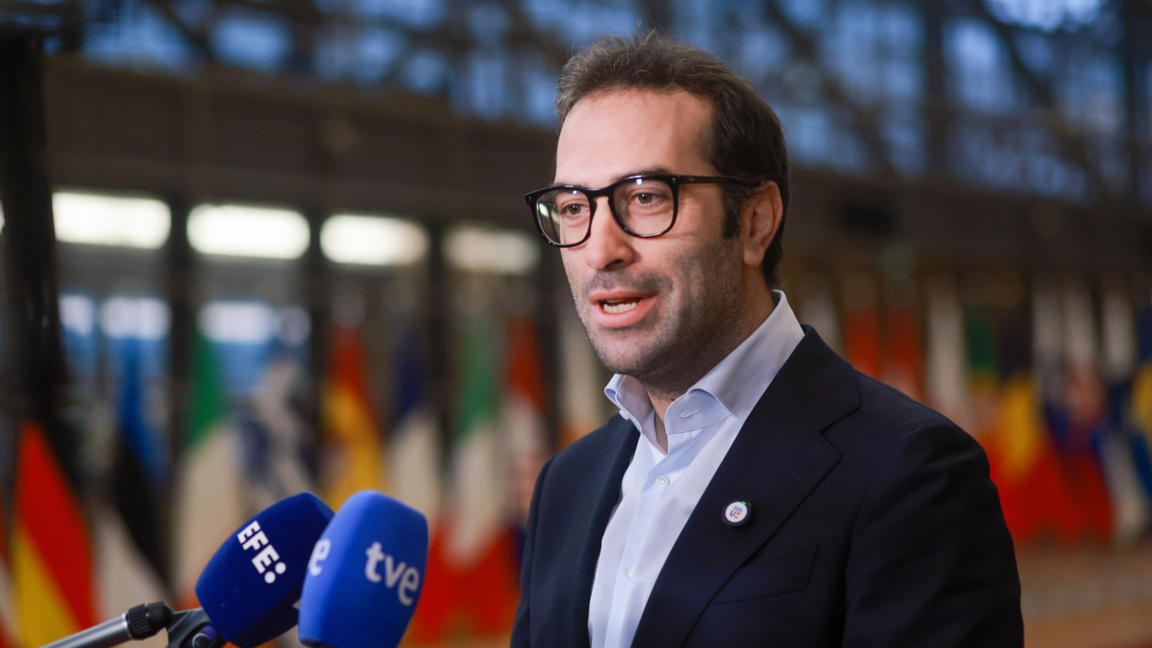 Министър Карлос Куерпо в Брюксел на 12.12.2025 г.