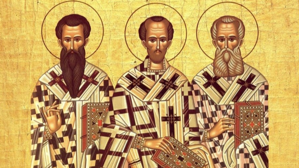 Светите Трисветители - Василий Велики, Йоан Златоуст и Григорий Богослов