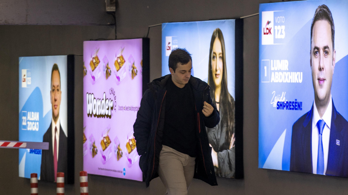 Косово, предизборна агитация