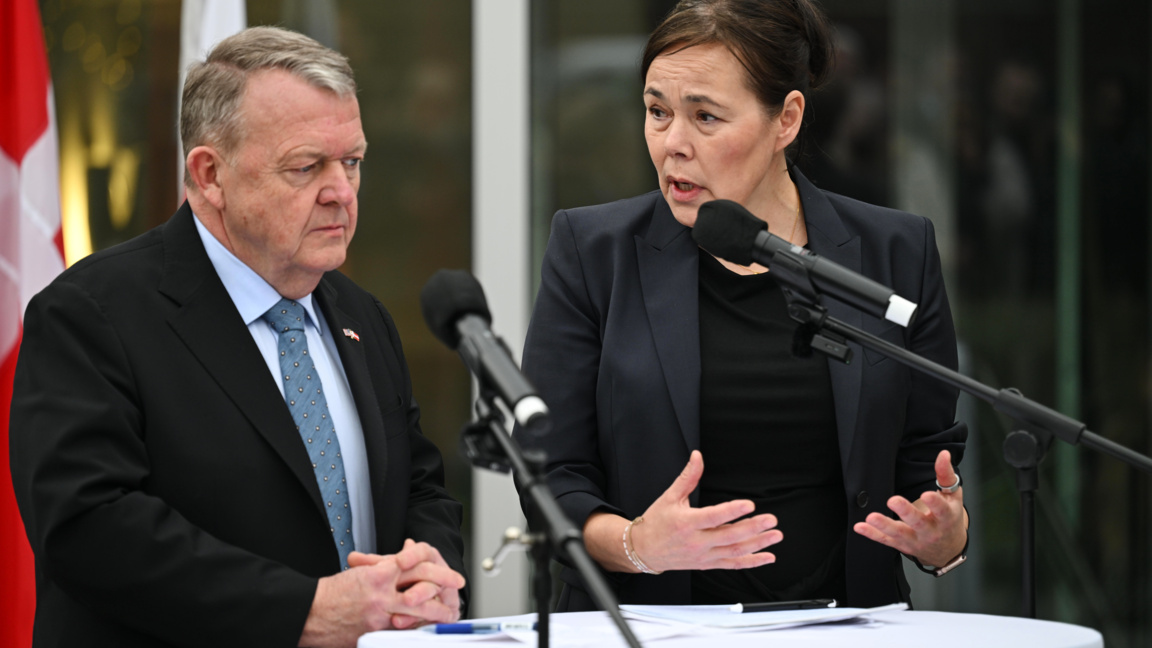 Ларс Льоке Расмусен и Вивиан Моцфелт