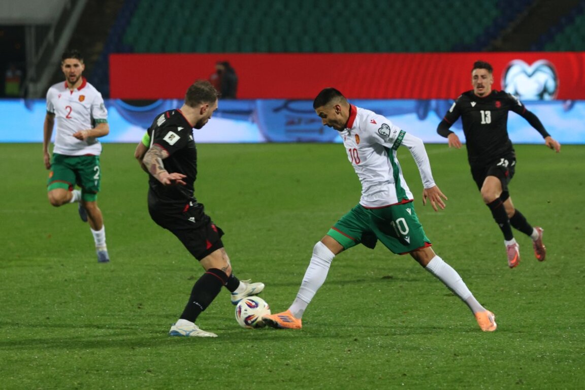 Bulgaria vence a Georgia en la final de las eliminatorias mundialistas