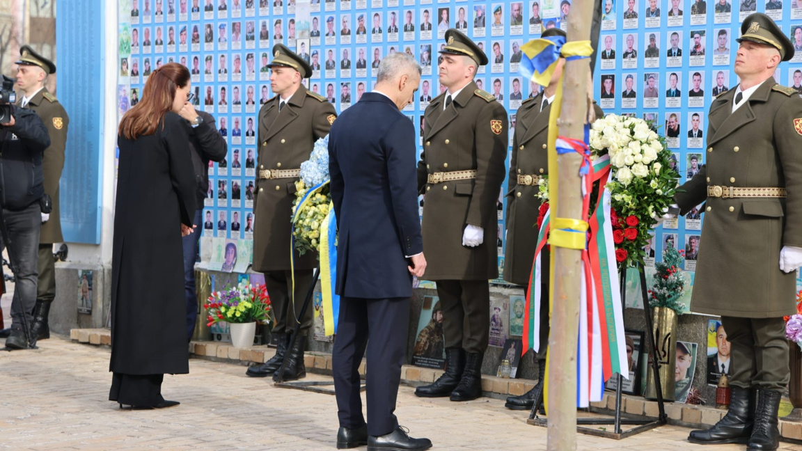 Los primeros ministros de Bulgaria y Ucr...