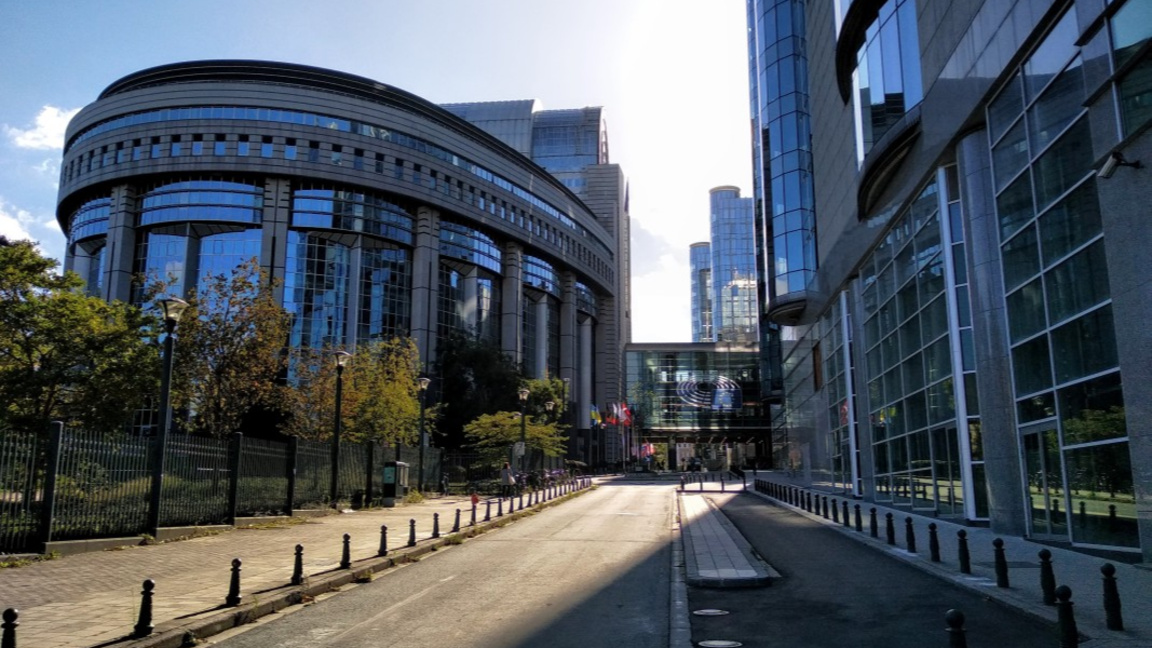 Сградите на Европарламента в Брюксел.