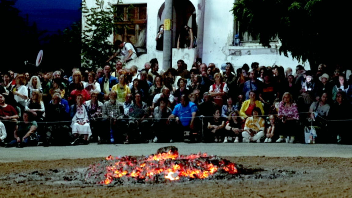 Traditional Nestinarstvo fire-dancing ri...