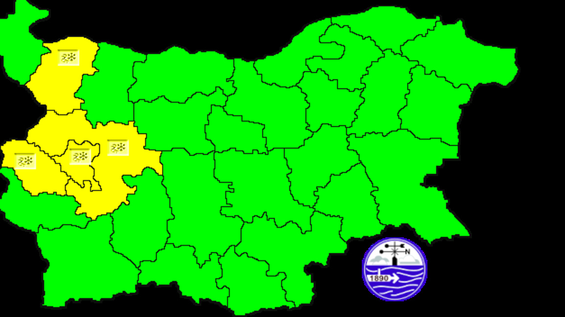 Остава топло, жълт код за поледици в 4 области
