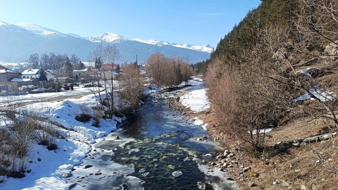 The river of Cherni Osam near the village of Govedartsi