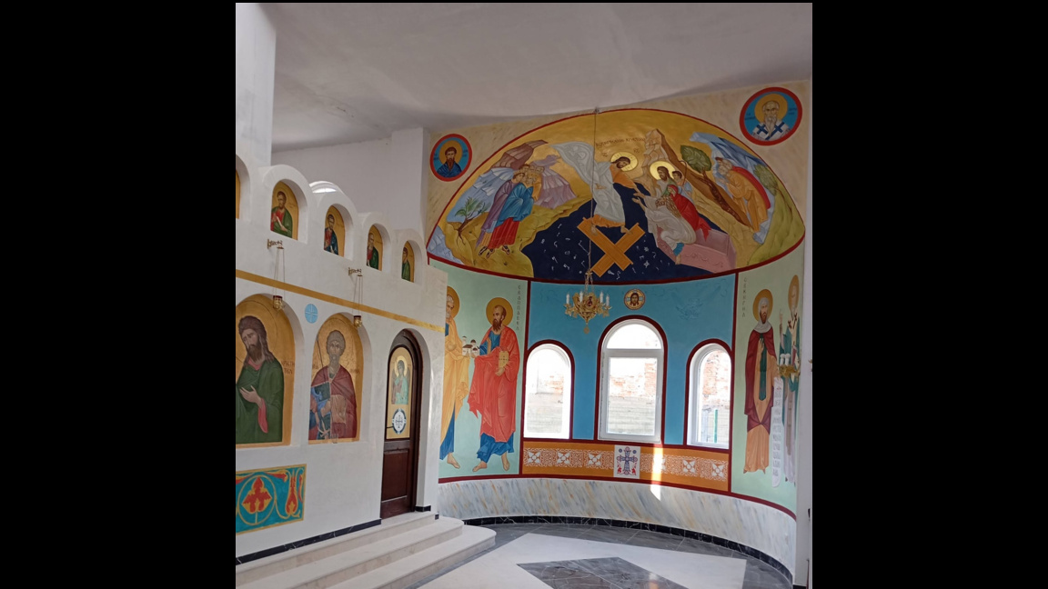 Напредва работата по църквата в Ослен Кр...