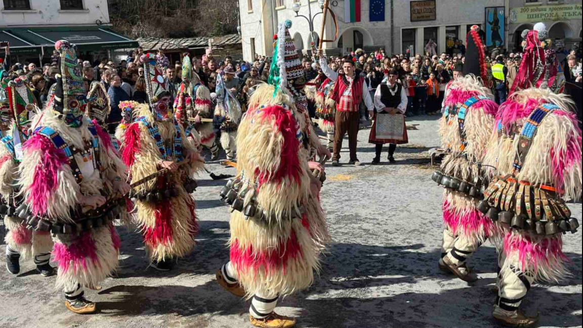 Kukeri festival in Shiroka Luka to banish evil and bring health and prosperity