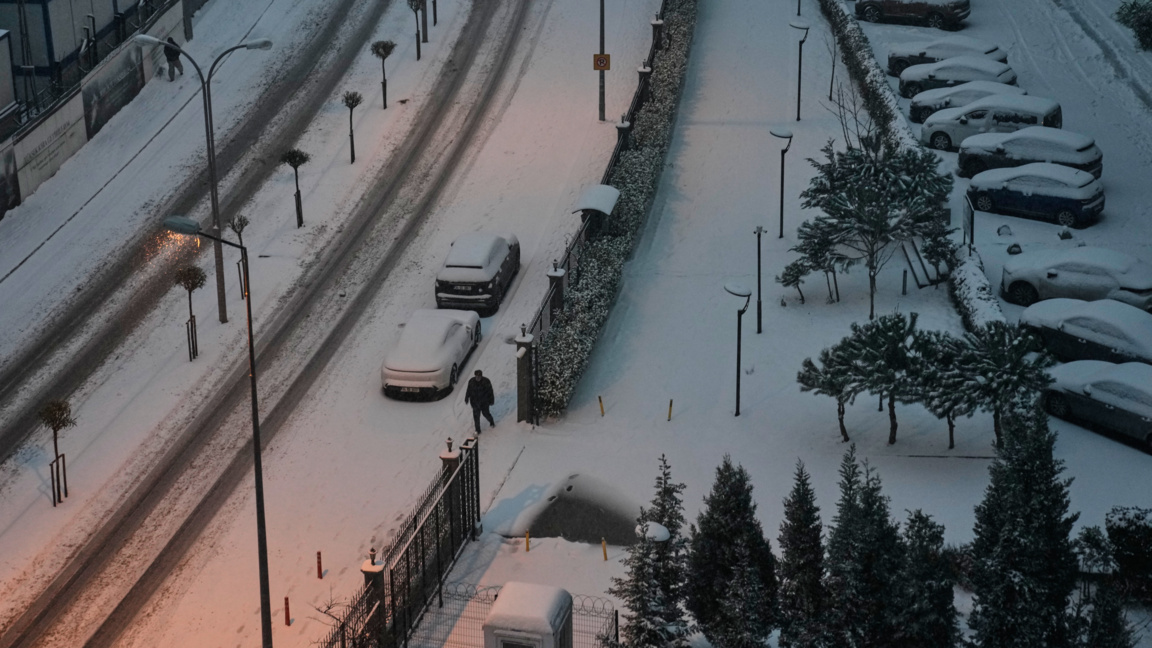 Изглед от Истанбул, 19 януари 2026 г.