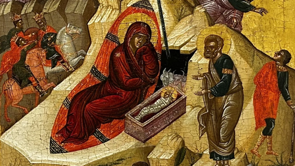 Музей за християнско изкуство, Рождество Христово, икона от ХVI в.