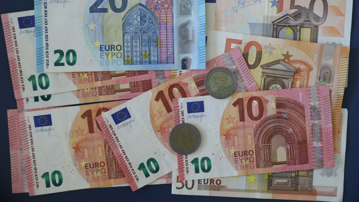 евро, банкноти