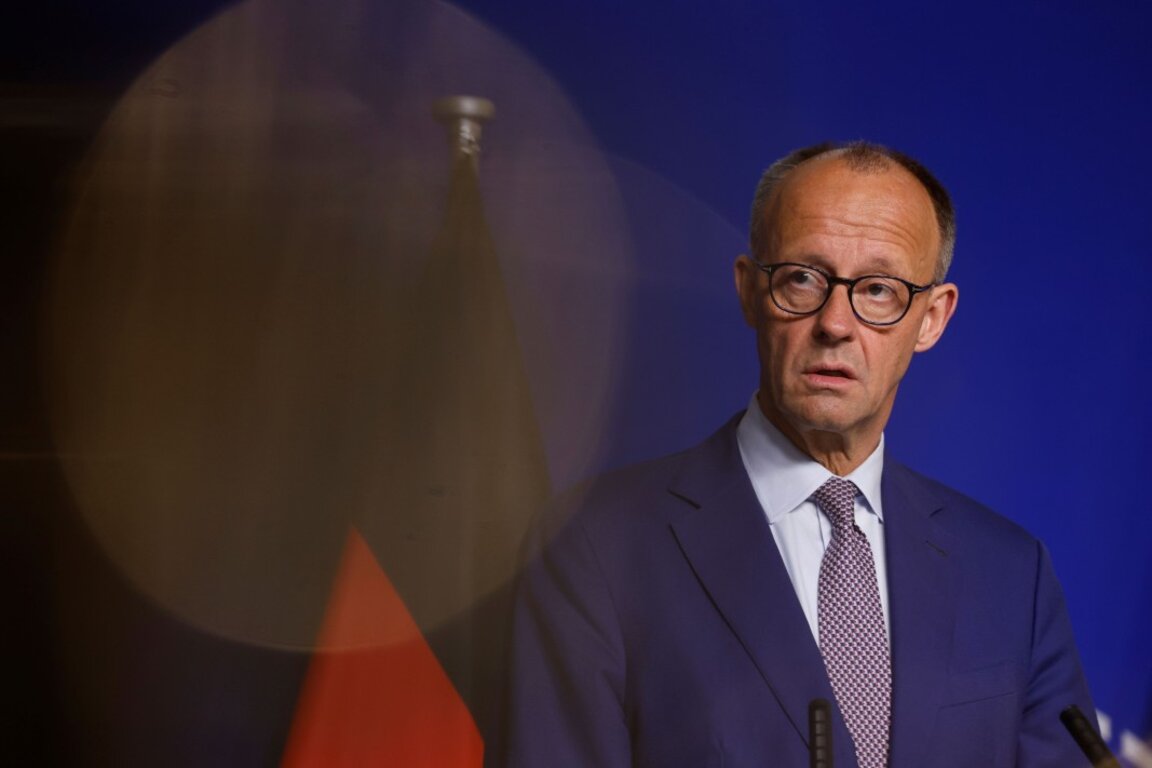 Канцлерът на Германия Фридрих Мерц