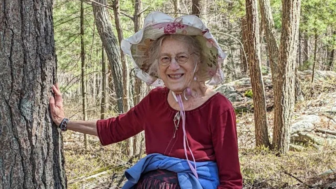 La estadounidense Martha Forsyth y su pa...