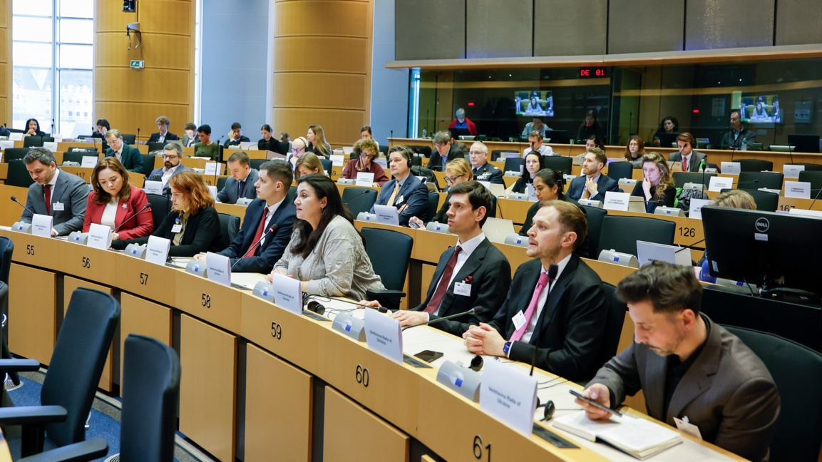 Украински депутати посетиха Европарламента, 27 януари 2026 г.