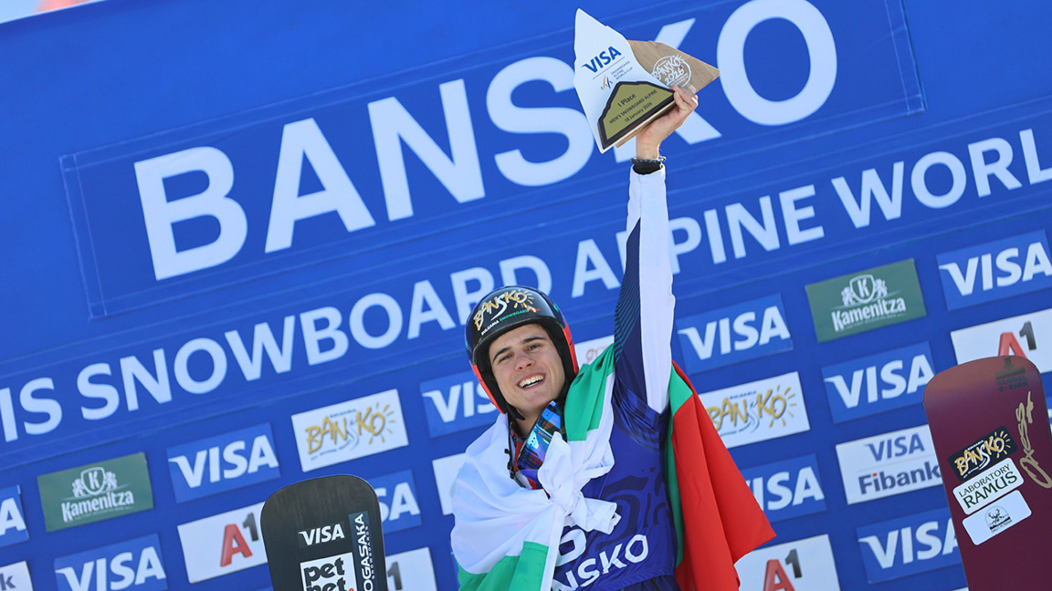 Snowboard alpin : Tervel Zamfirov a remp...