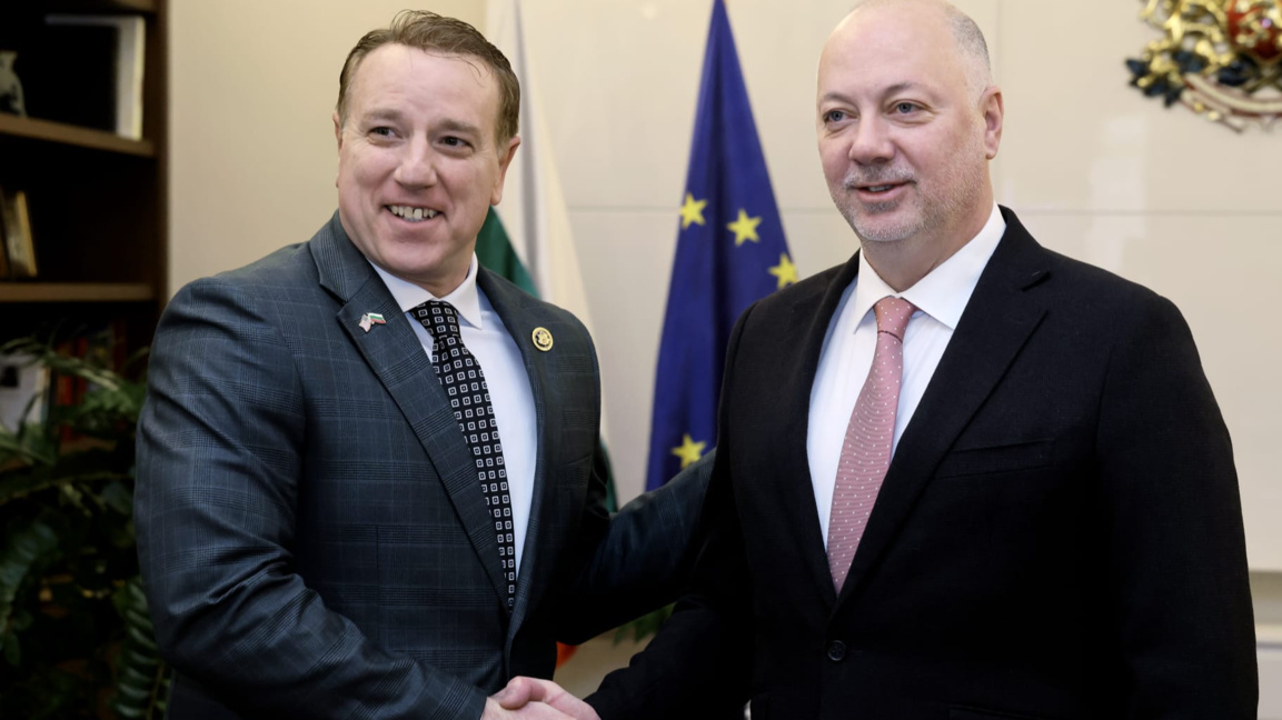 Пат Фалън с Росен Желязков, София, 26 януари 2026 г.