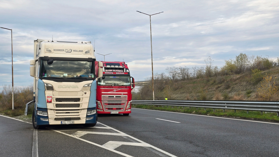"Кулата-Промахон" е затворен за движение за тежкотоварни камиони в двете посоки