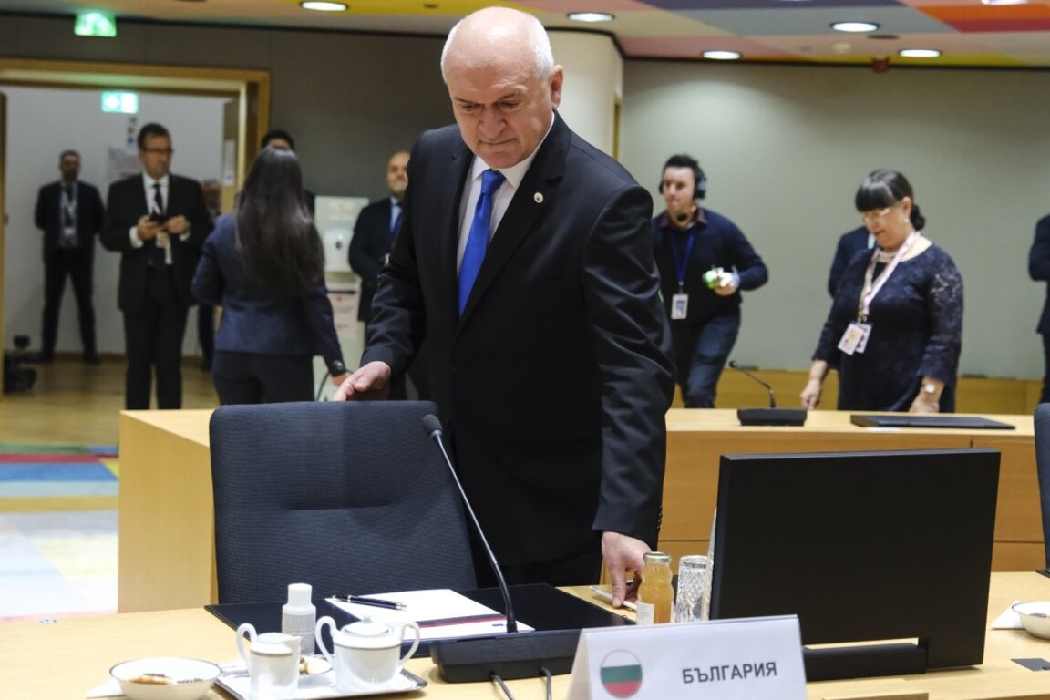 Димитър Главчев в Европейския съвет.