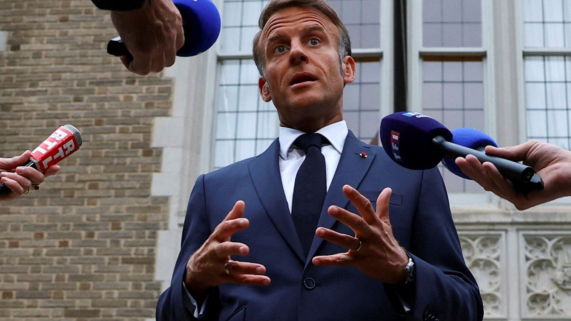 Президентът на Франция Еманюел Макрон