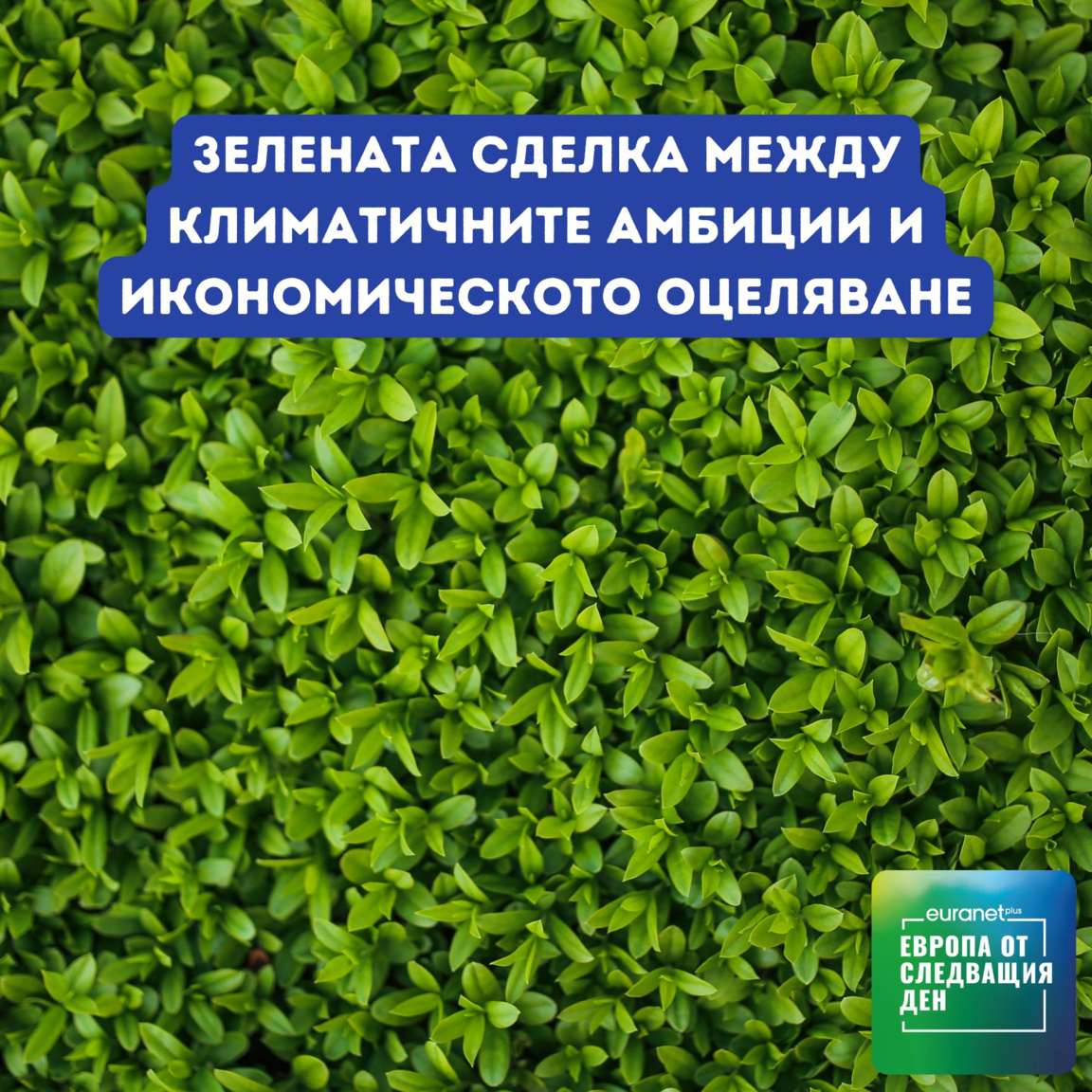 Зелената сделка между климатичните амбиц...