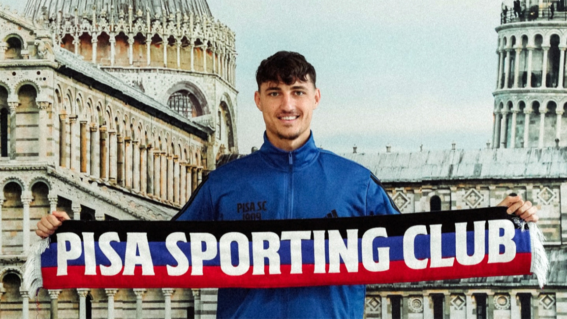 Pisa signs Rosen Bozhinov in a historic ...