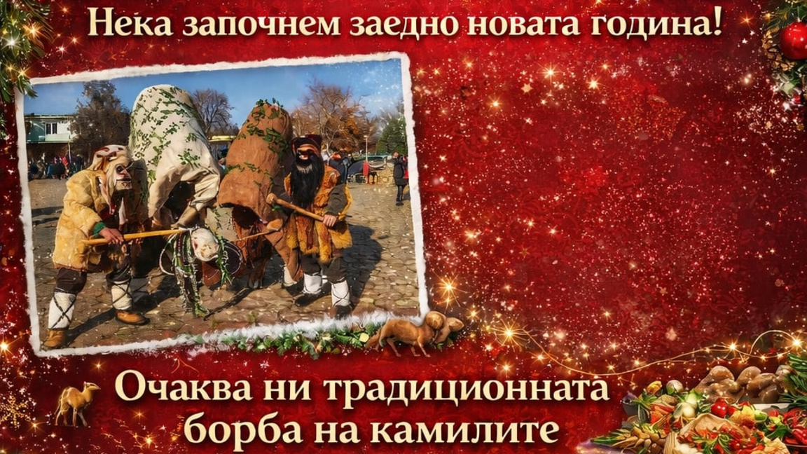 Село Младово посреща Нова година с традиционната борба на камили