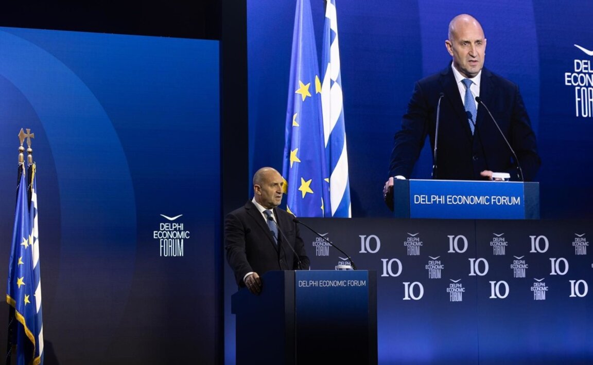 Президентът на България Румен Радев