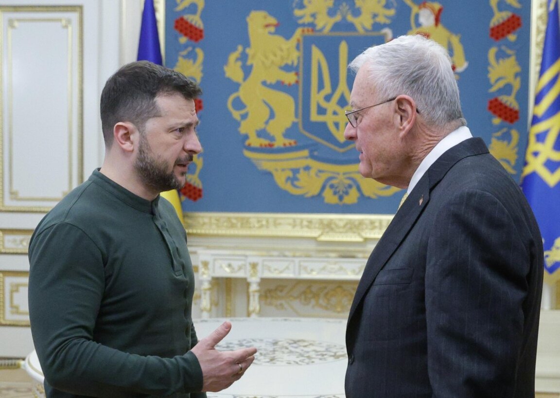 Володимир Зеленски и Кийт Келог