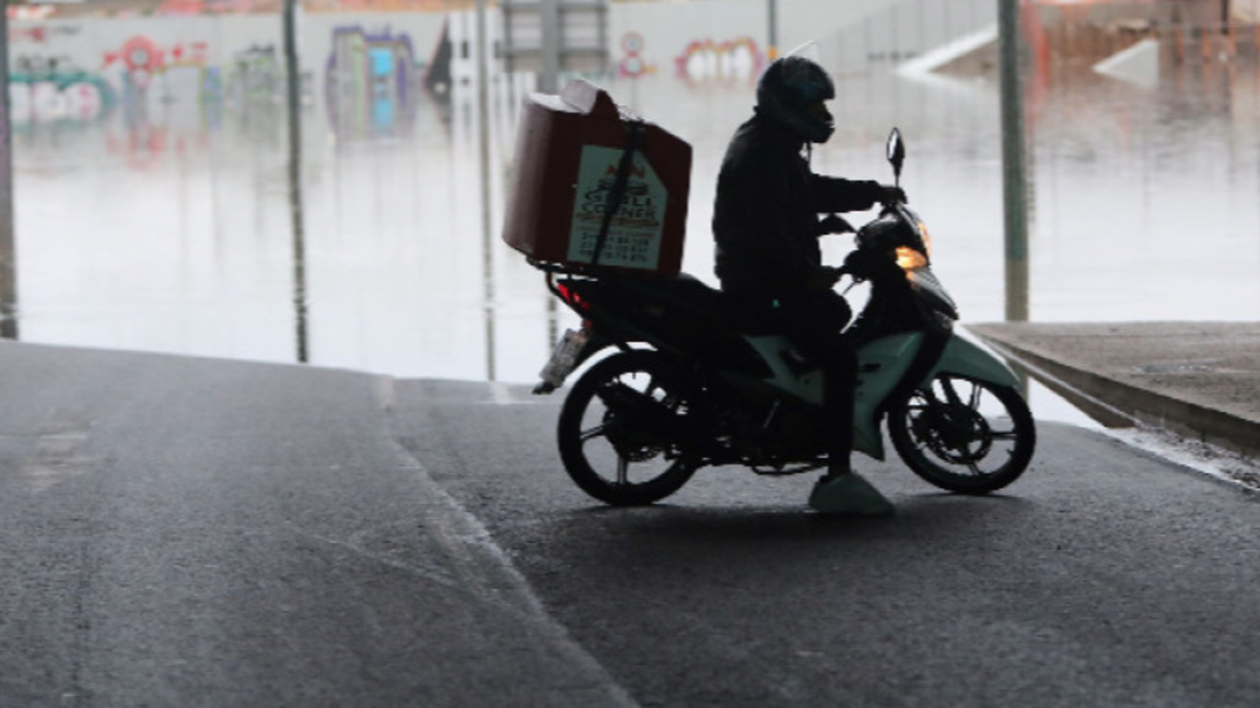 Лошо време в Гърция, дъжд, вятър и градушки