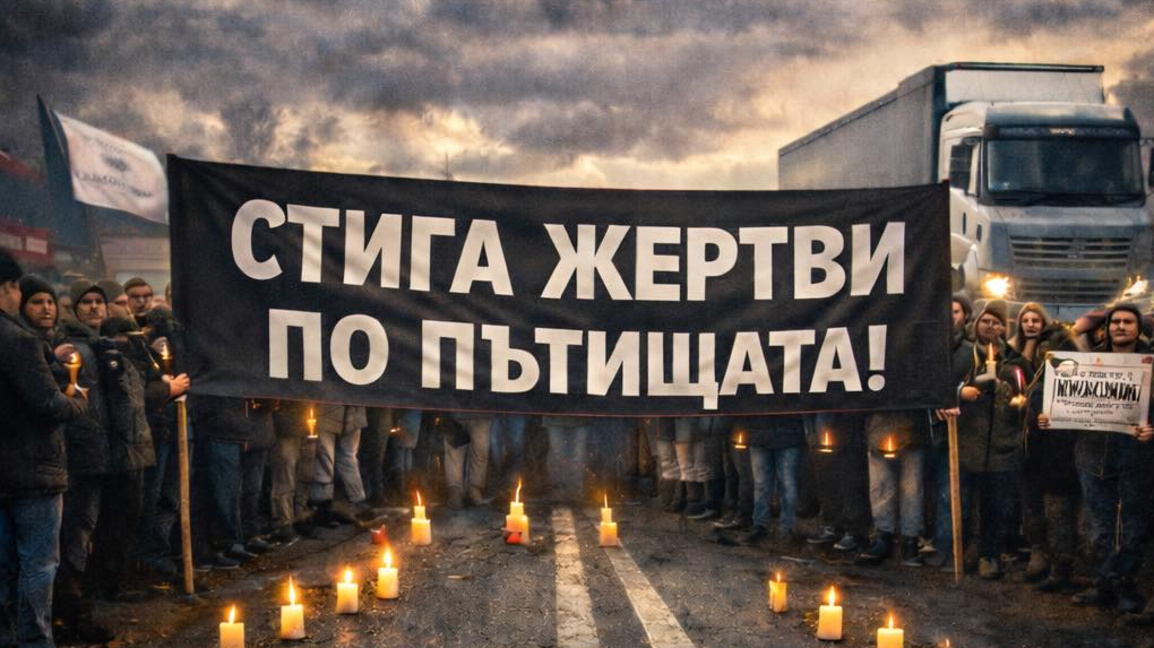 Близки на загинали при катастрофи блокират пътя София - Плевен