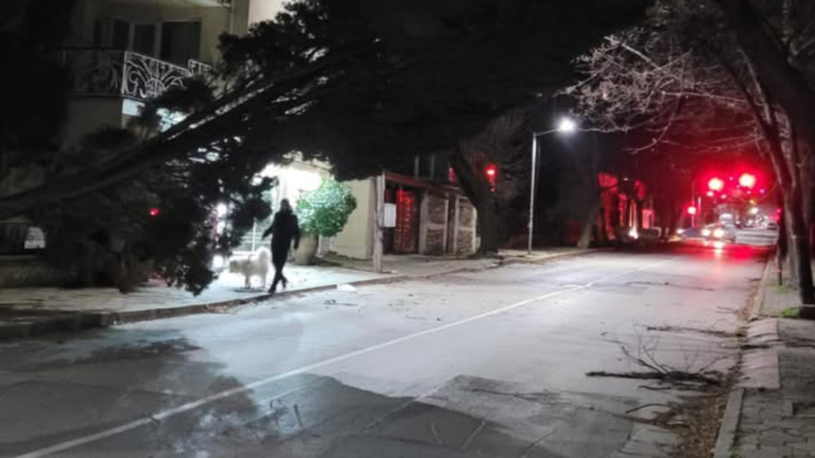 Силният вятър нанесе щети в Стара Загора, села са без ток (обновява се)