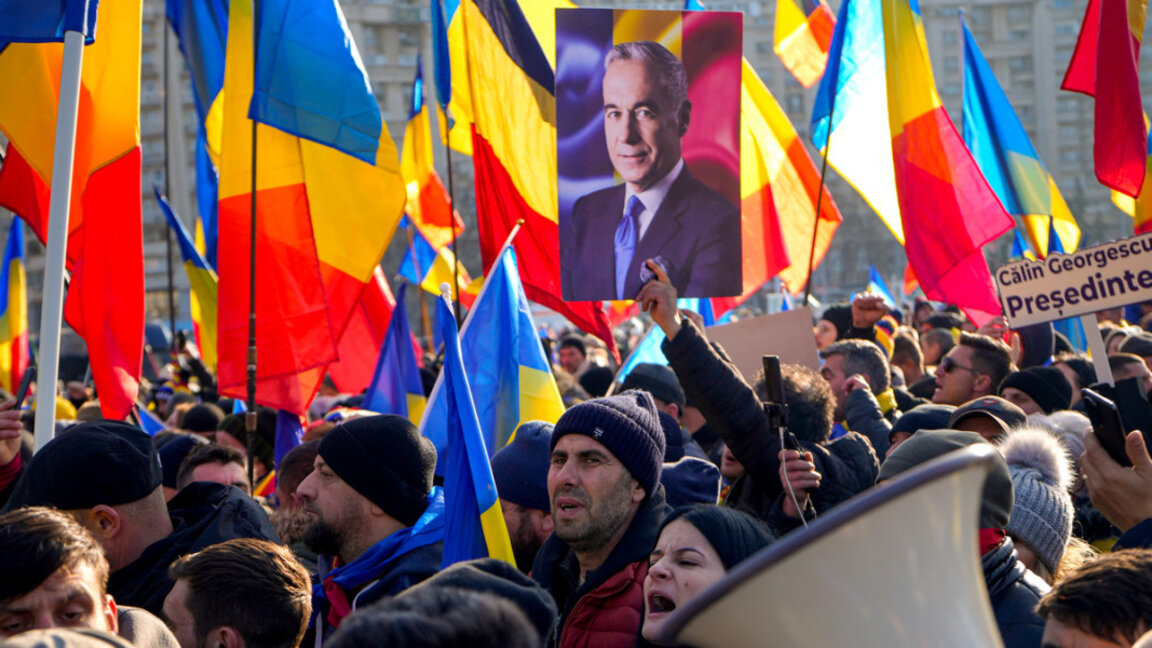 Протест в подкрепа на Калин Джорджеску