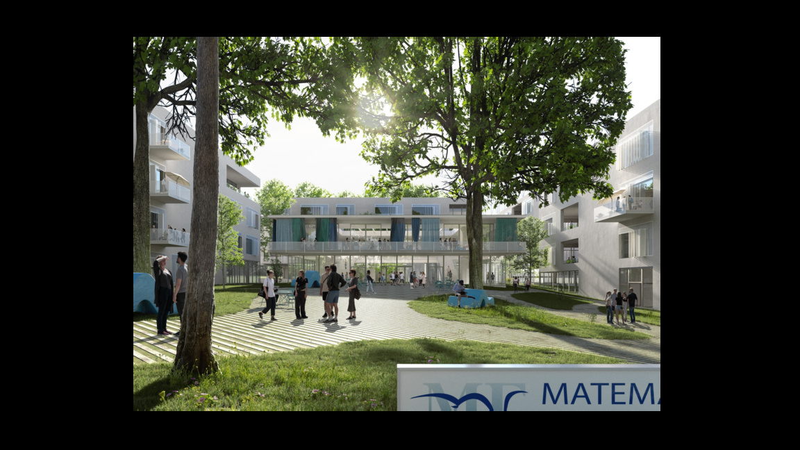 Визуализация на новата сграда на МГ - Варна