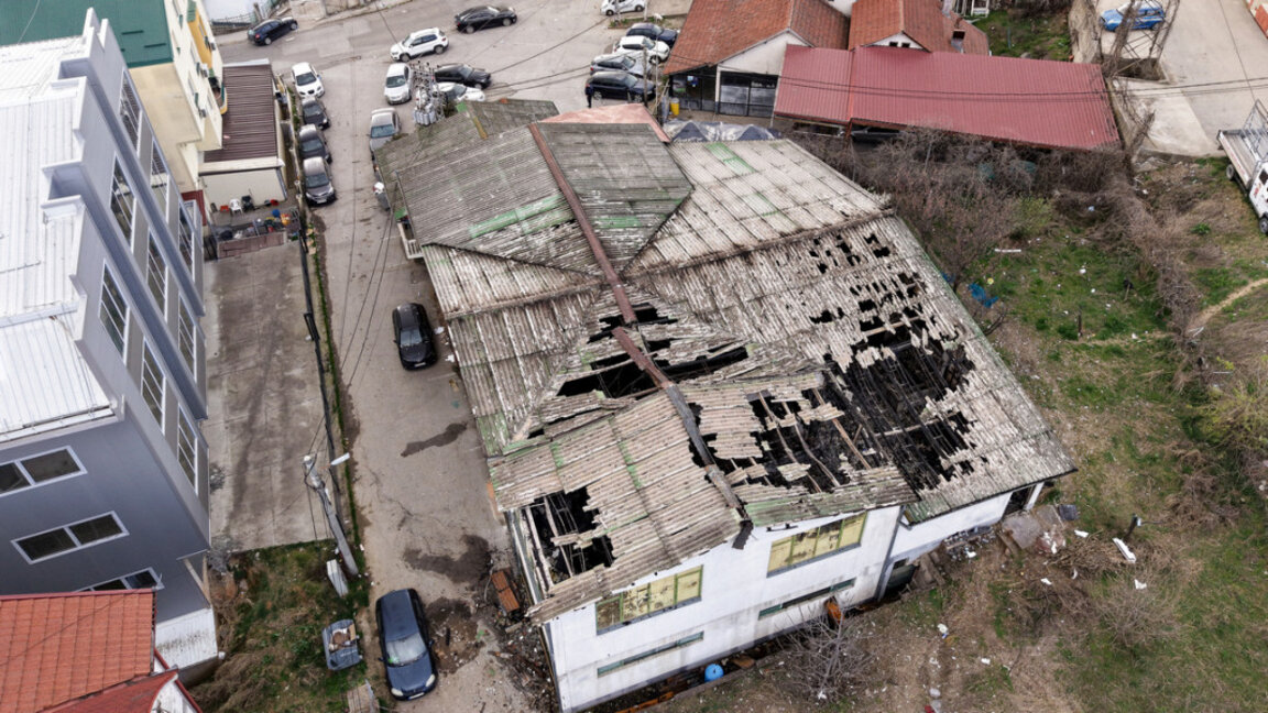 Клубът в Кочани, където се разигра трагедията с пожара, довел до смъртта на десетки младежи