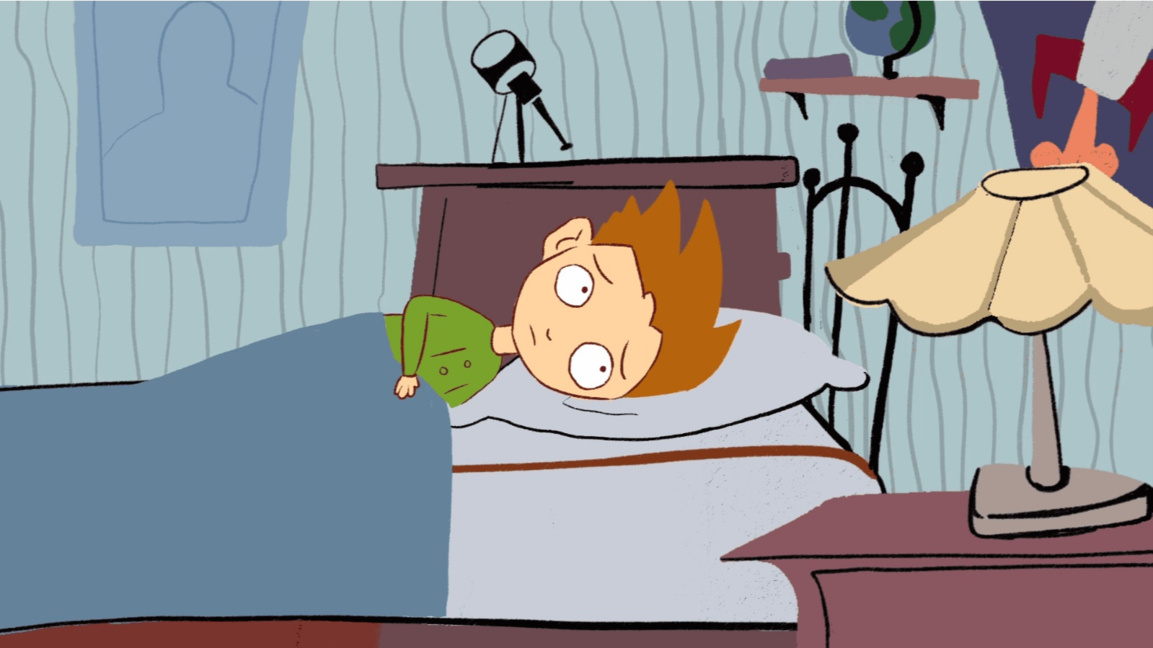 "Под и над леглото" с анимацията на Софи...