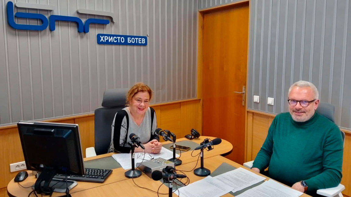 Ана-Мария Кръстева и проф. Момчил Методиев