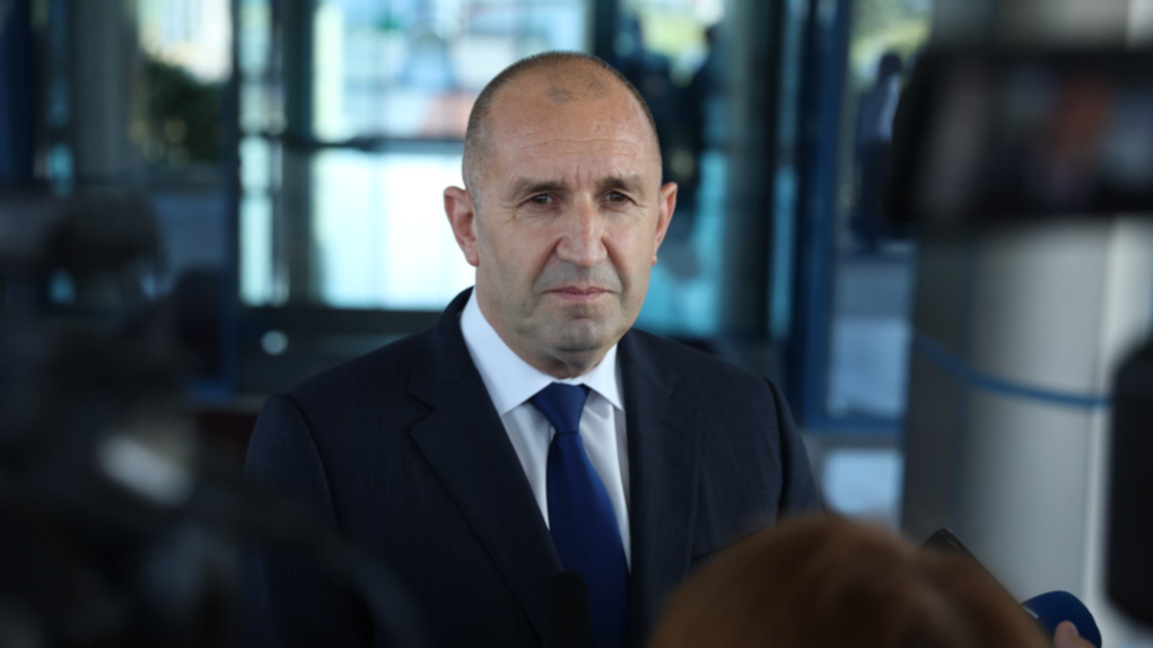 Президентът Румен Радев.