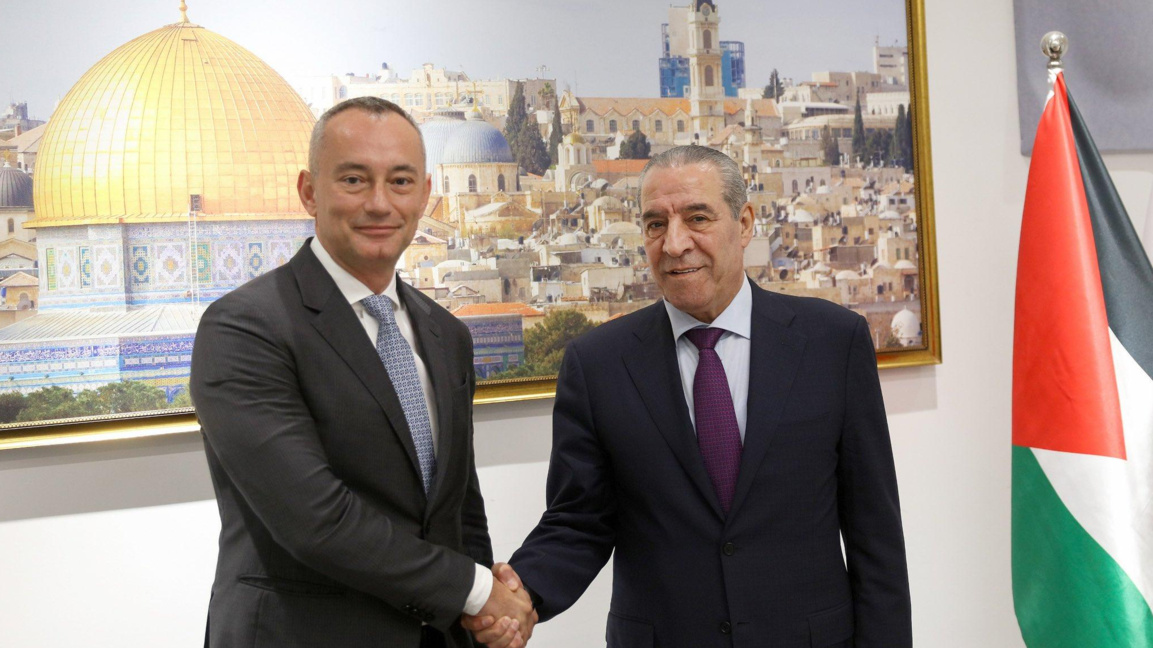 Вицепрезидентът на Палестина Хюсеин Ал Шейх прие в Рамала българския дипломат Николай Младенов