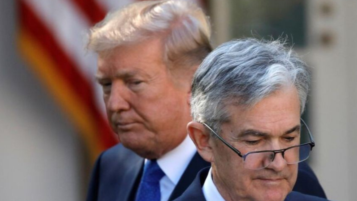 Доналд Тръмп и Джером Пауъл