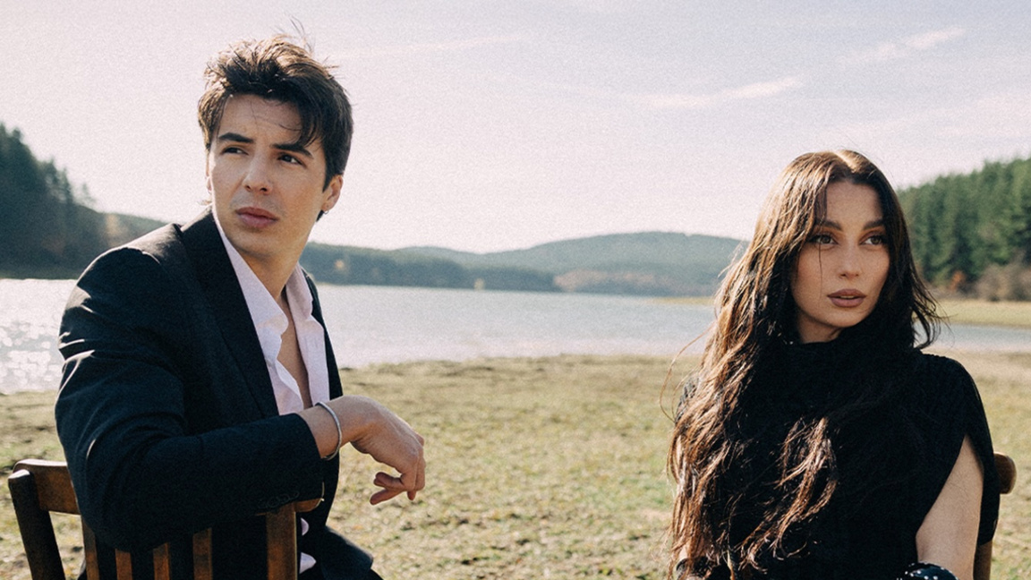 Mihaela Marinova and Tino with a persona...