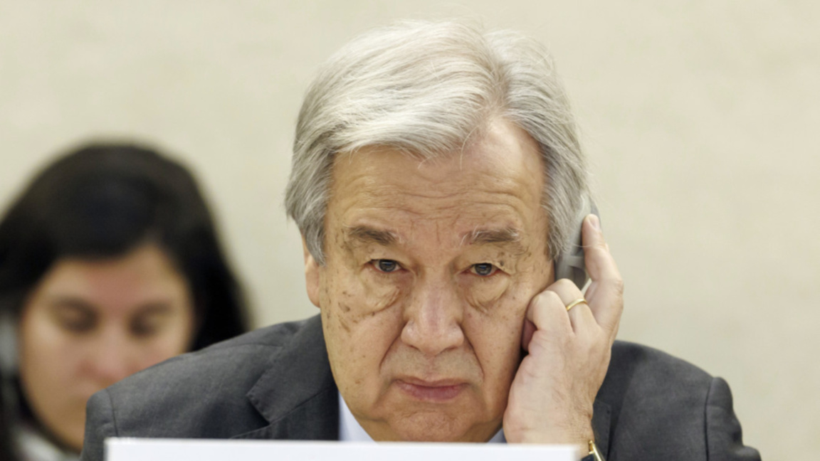 Генералният секретар на ООН Антониу Гутериш.