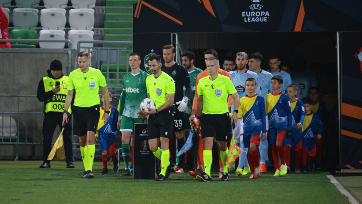 Ludogorets derrota al Celta en la Liga Europa con hat-trick de Stanic