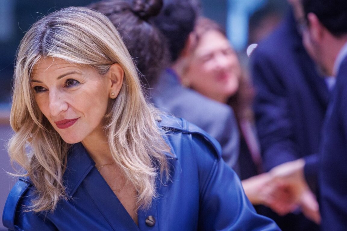 Социалният министър на Испания и лидер на партия „Сумар“ Йоланда Диас