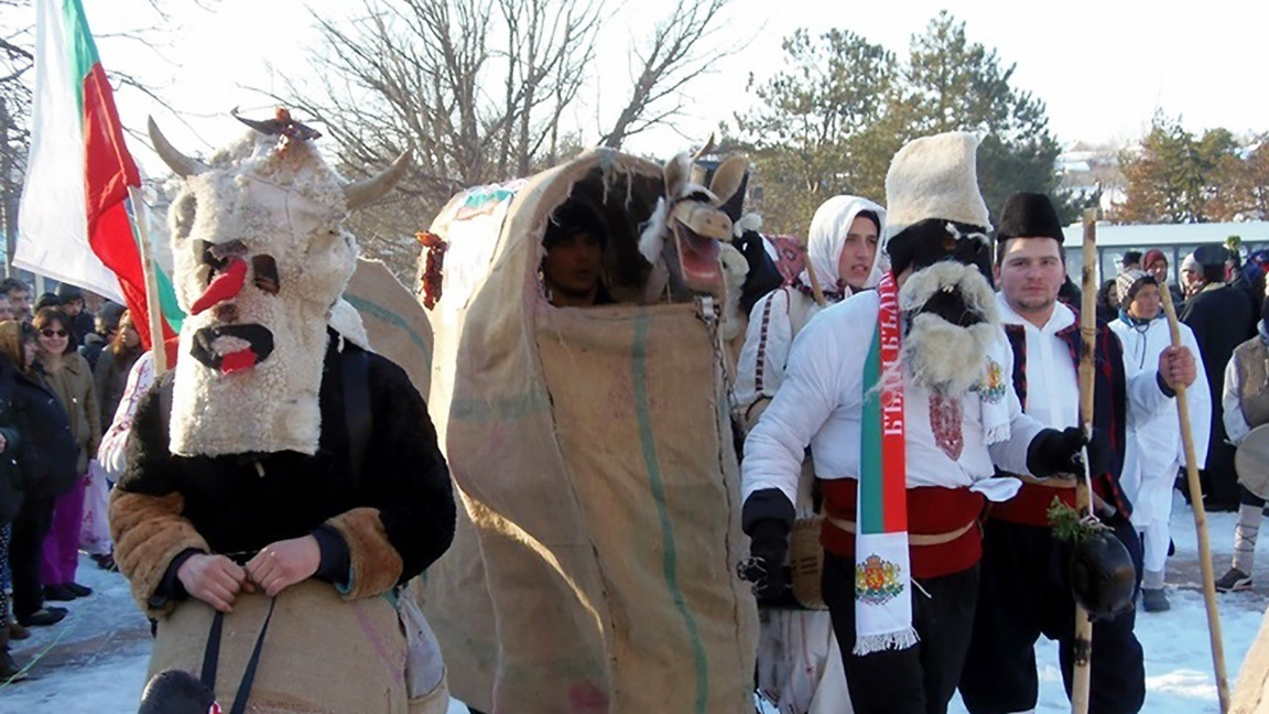 Старинный кукерский ритуал – январское в...