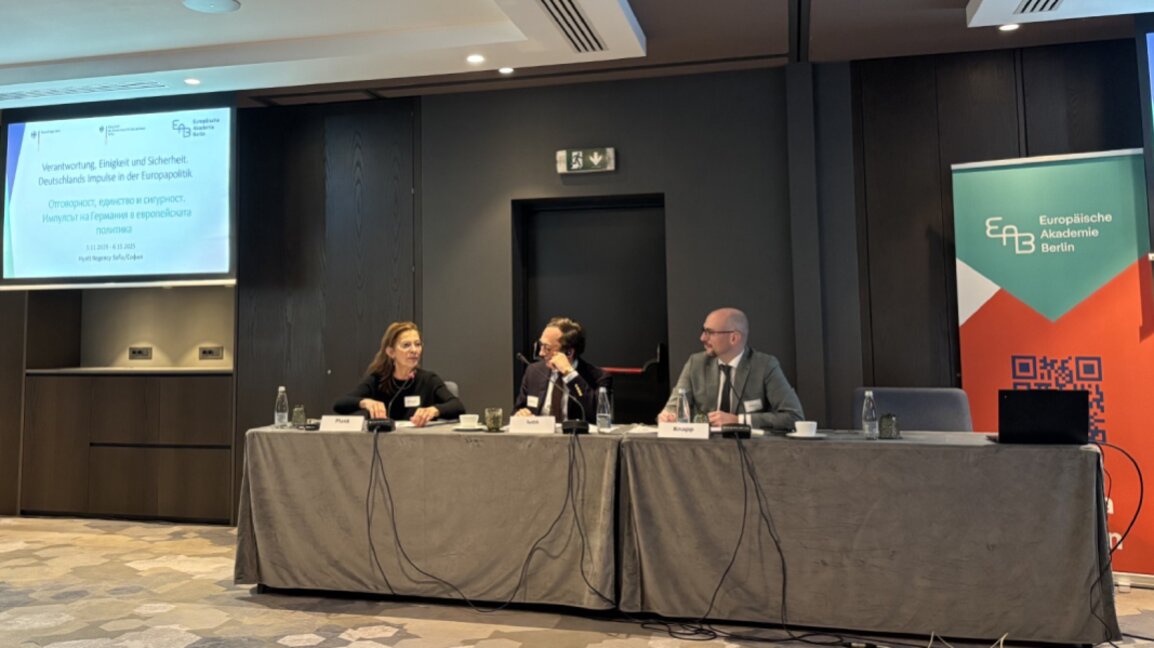 Ответственность, единство и безопасность – в Софии представили видение Германии будущего Европы