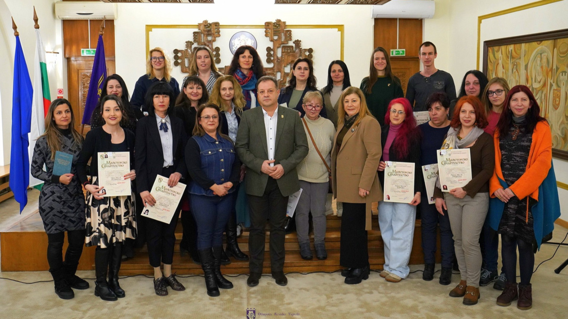 Занаятчийската камара във Велико Търново се увеличи с нови майстори и калфи