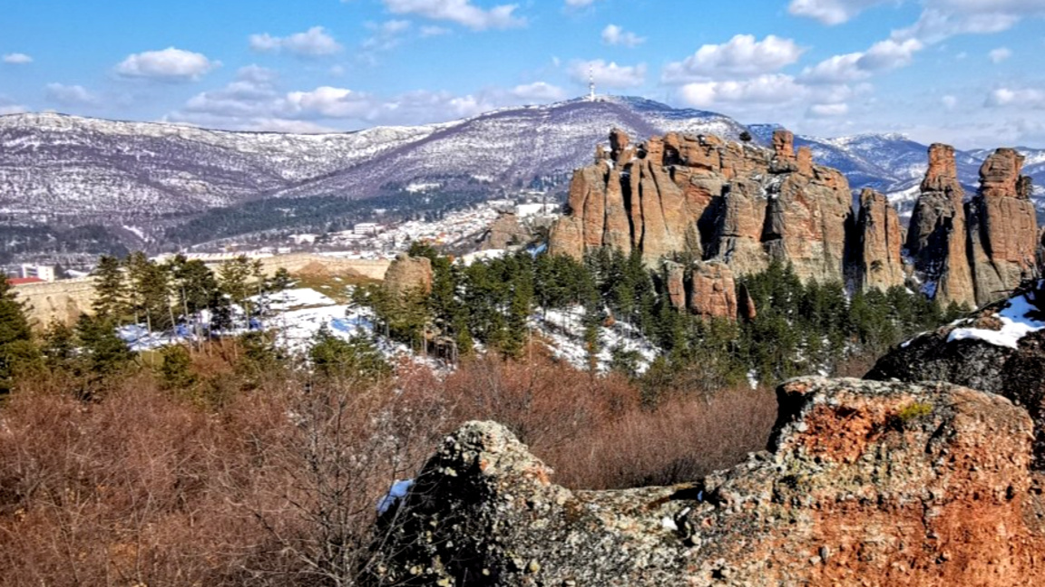 Зима на Белоградчишките скали