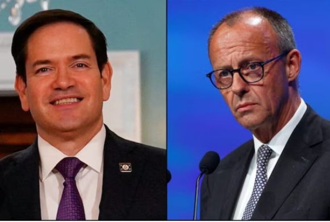 Марко Рубио и Фридрих Мерц