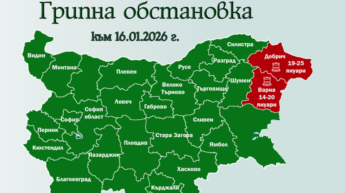 Мерки срещу грипа влизат в сила в Добрич