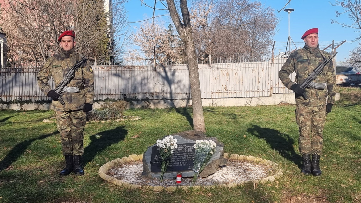 В Плевен беше почетена паметта на военнослужещите, загинали в Ирак